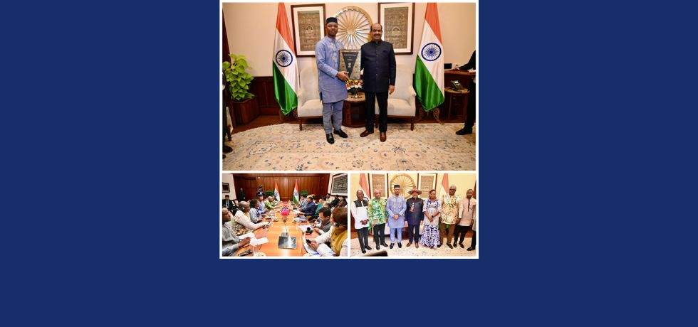 27 November 2025 - H.E. Mr. Ousmane Bougouma, the President of Transitional Legislative Assembly of Burkina Faso called on Shri Om Birla, Hon’ble Speaker, Lok Sabha.
